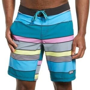 Saxx Mens Betawave 2N1 Boardie 19” Shorts Size 30 Style# SXSW02L